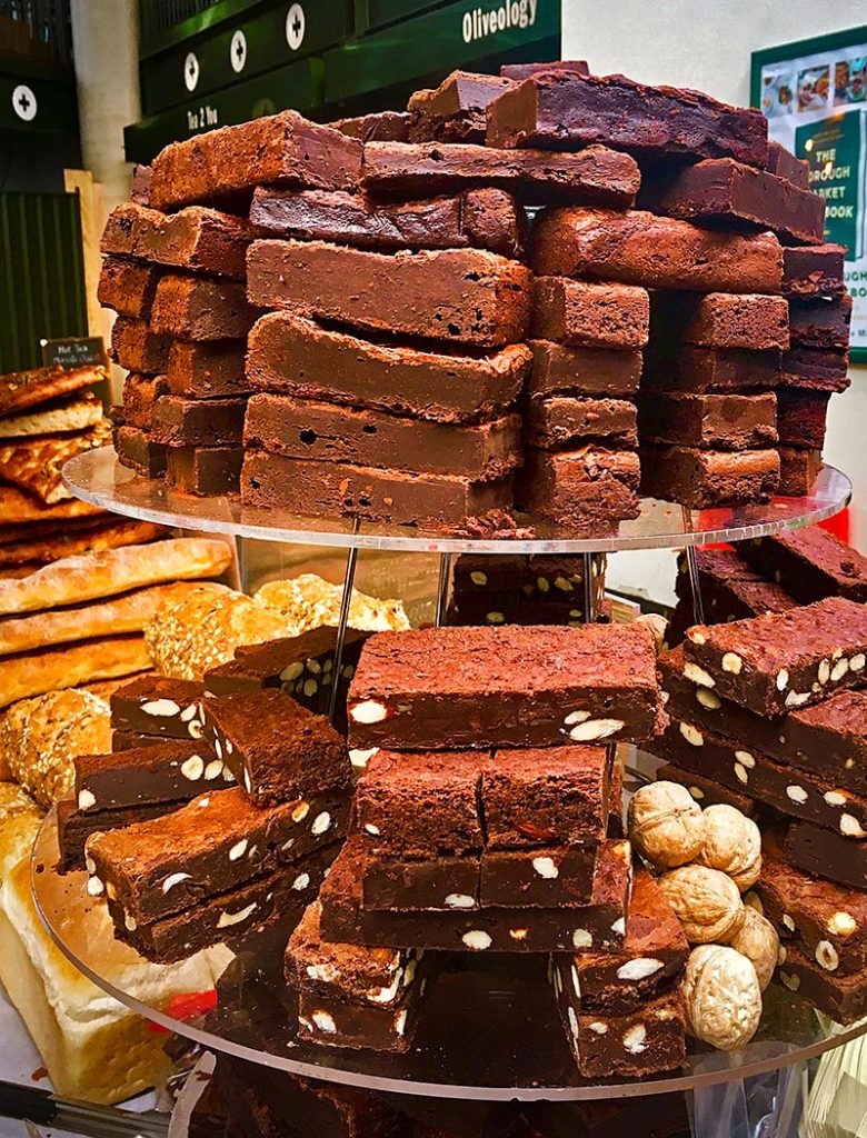 Brownies, Borough Market, Londres, Angleterre / Brownies, Borough Market, London, England, UK.