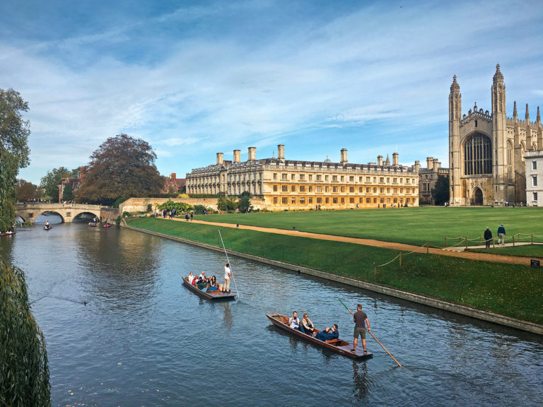 Punt, Université de Cambridge, Cambridge, Angleterre / Cambridge University, Cambridge, England, UK.