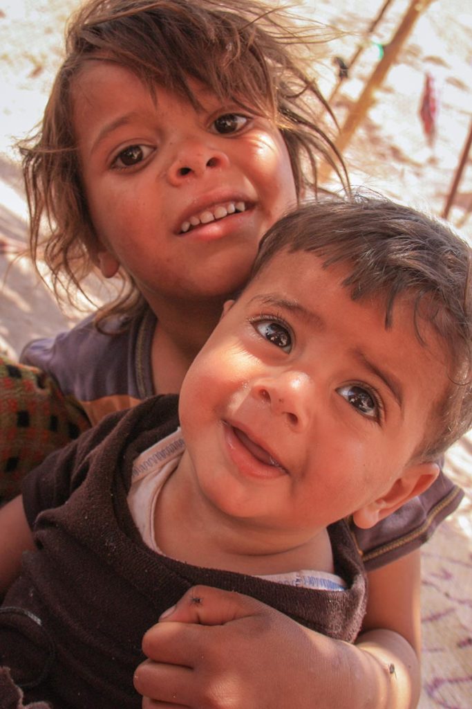 Enfants, Wadi Rum, Jordanie / Children, Wadi Rum, Jordan