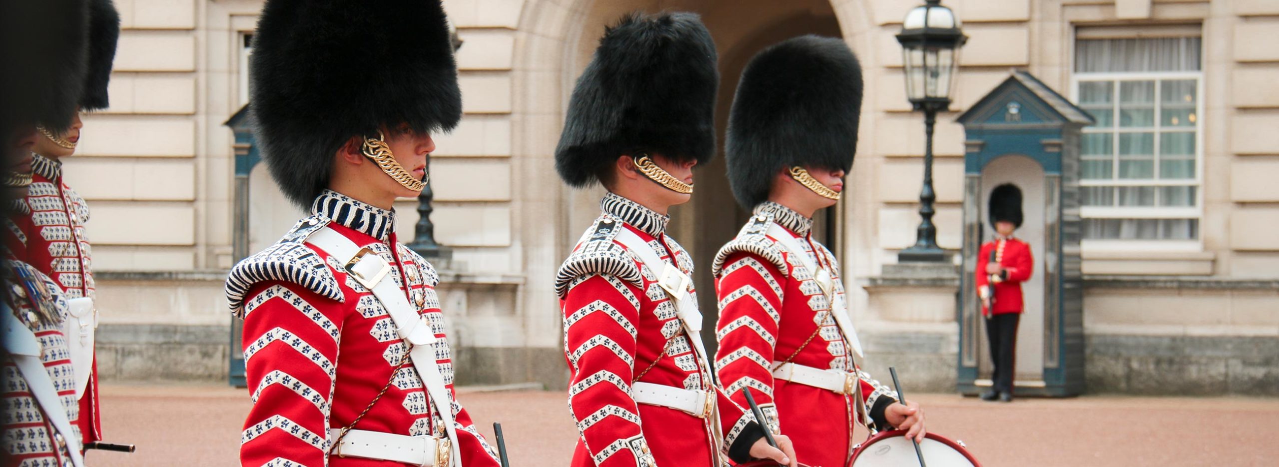Relève de la garde, Palais de Buckingham, Londres, Angleterre / Changing of the Guard, Buckingham Palace, London, England, Uk