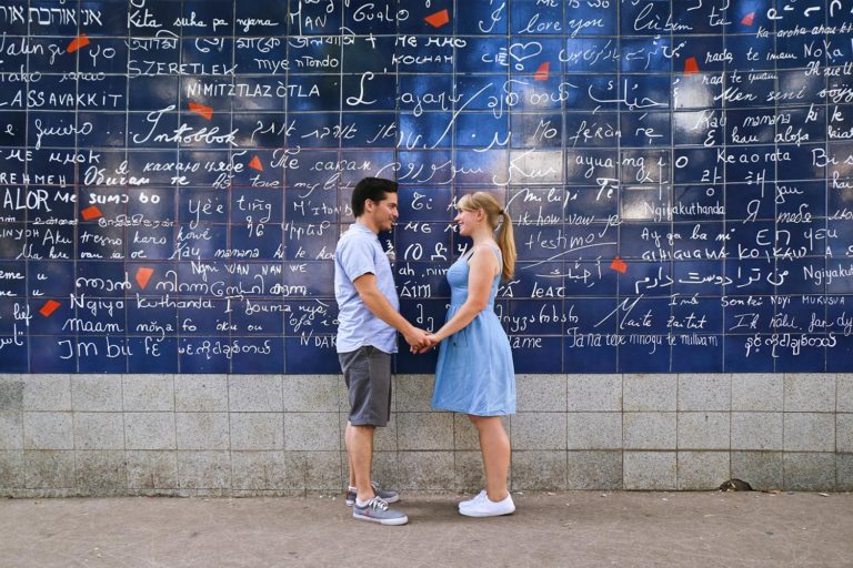 Mur des Je t'aime, Paris, France / Wall of love, Paris, France
