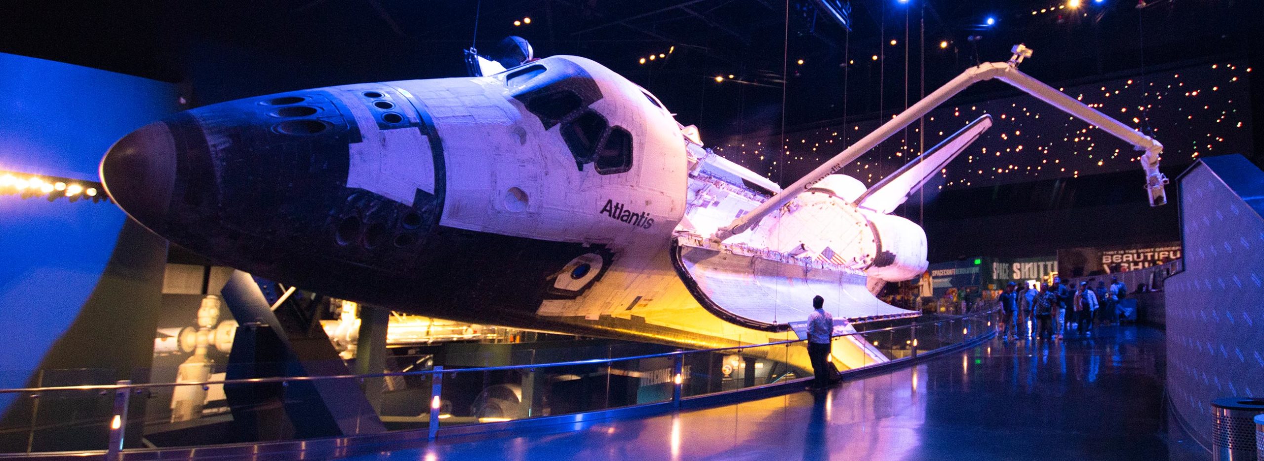 Navette spatiale Atlantis, Space Kennedy Center, Orlando, Floride, États-Unis / Atlantis Space Shuttle, NASA, Kennedy Space Center, Florida, USA
