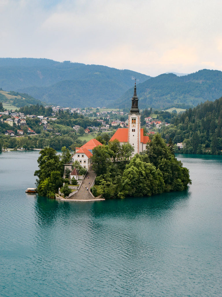 Église, Lac Bled, Slovénie / Church, Lake Bled, Slovenia