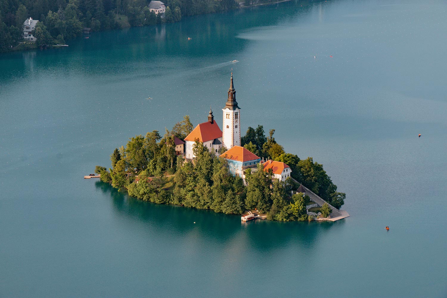 Église, Lac Bled, Slovénie / Church, Lake Bled, Slovenia