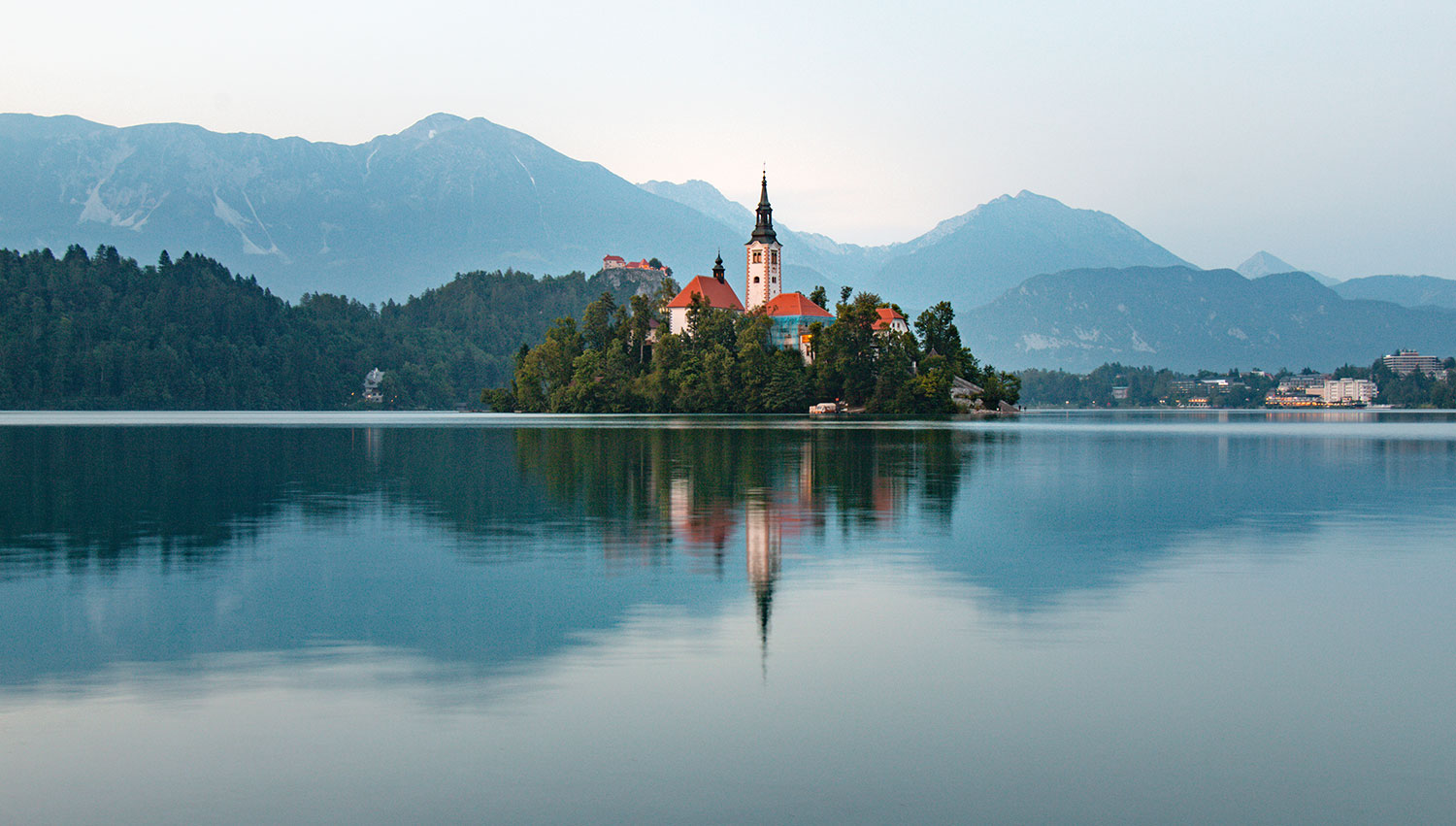 Église, Lac Bled, Slovénie / Church, Lake Bled, Slovenia