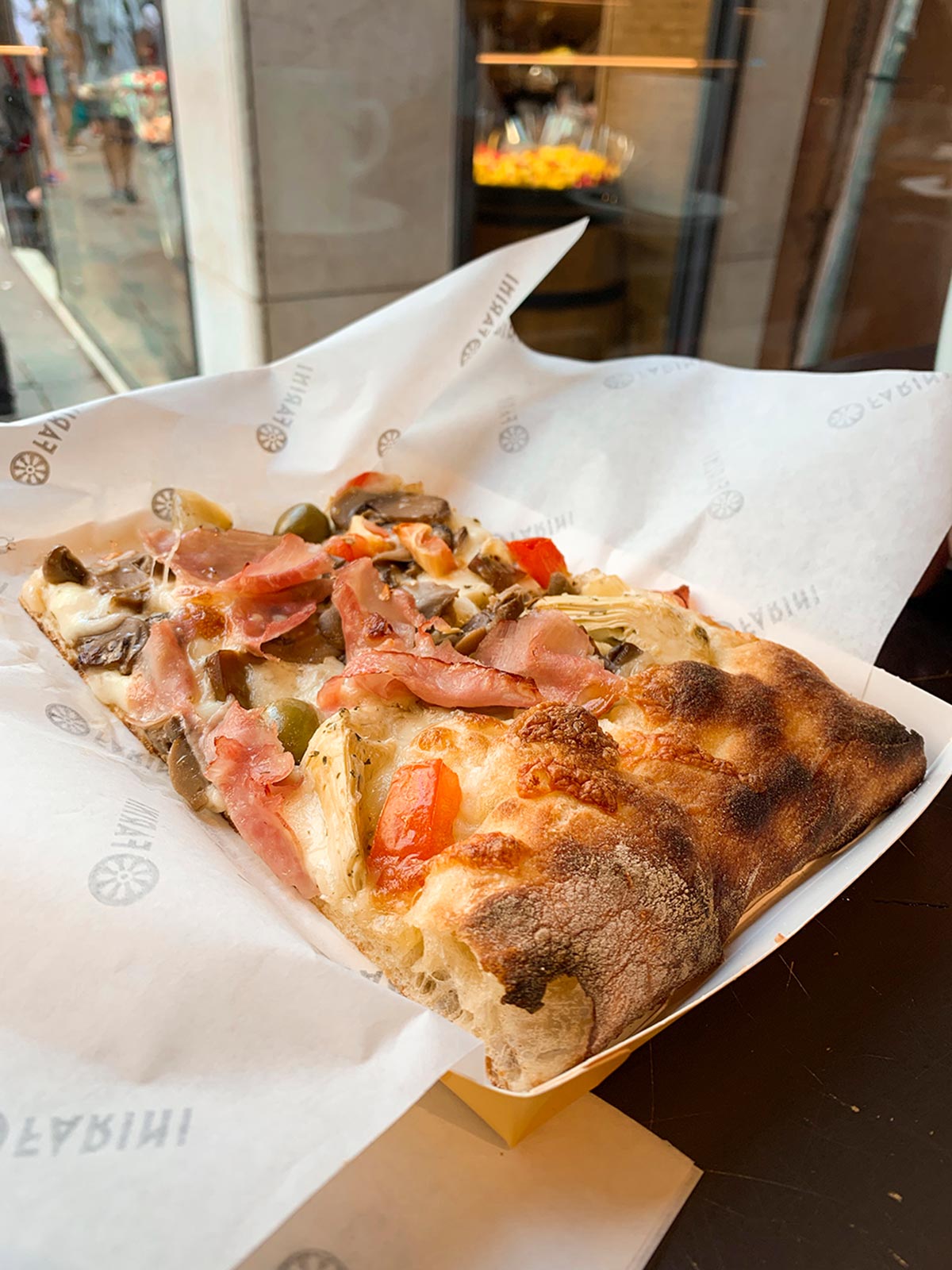 Pizza, Boulangerie Farini, Venise, Italie / Pizza, Farini Bakery, Venice, Italy