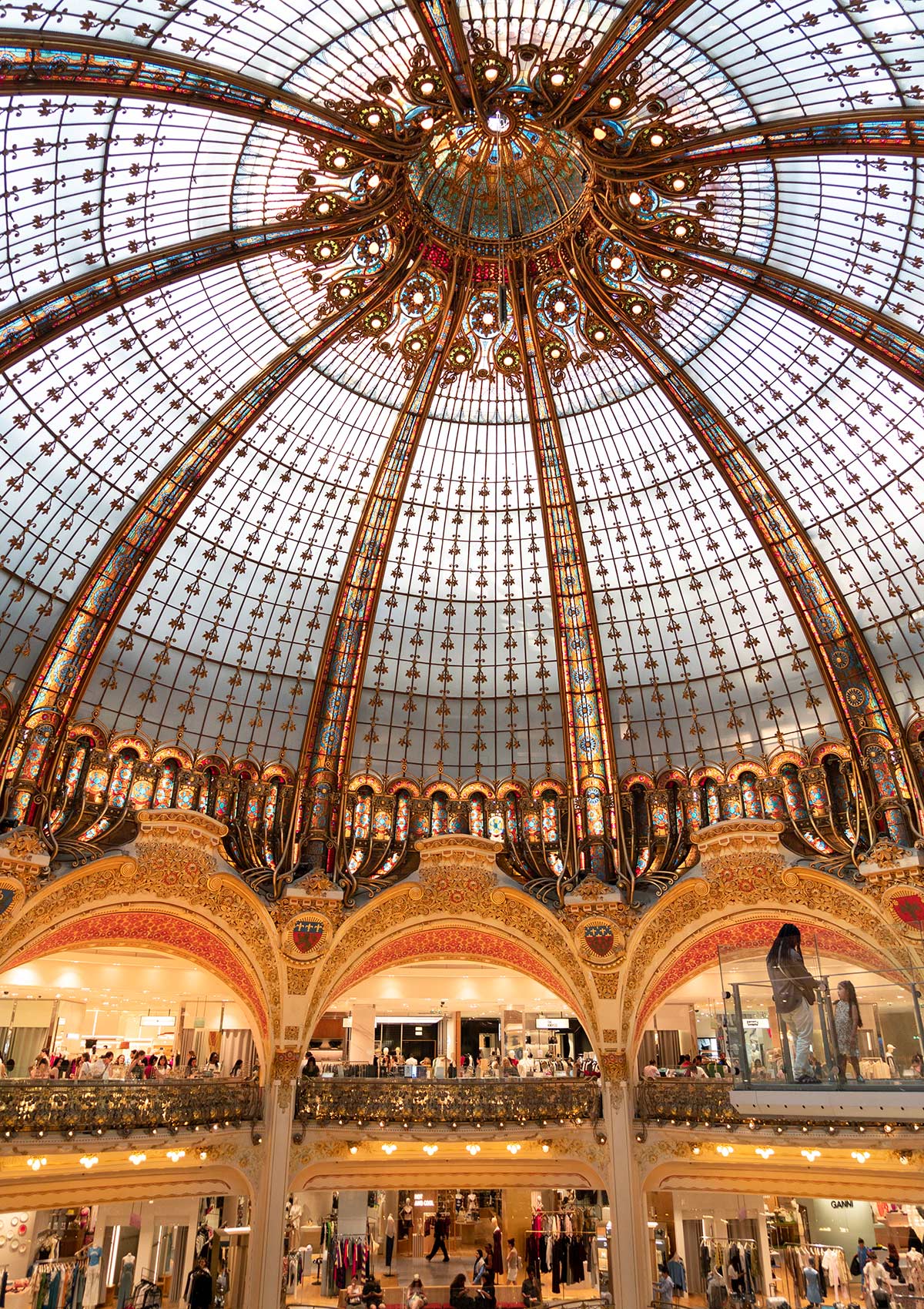 Dôme, Magasin les Galeries Lafayette, Paris, France