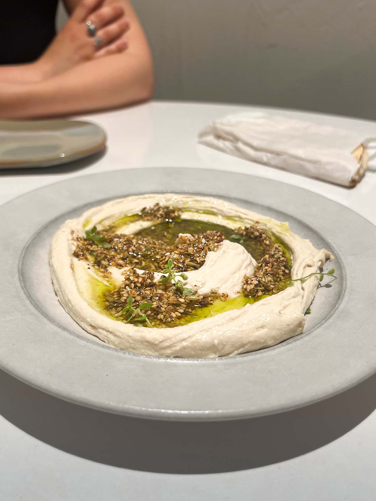 Hummus, Restaurant Kubri, Paris, France