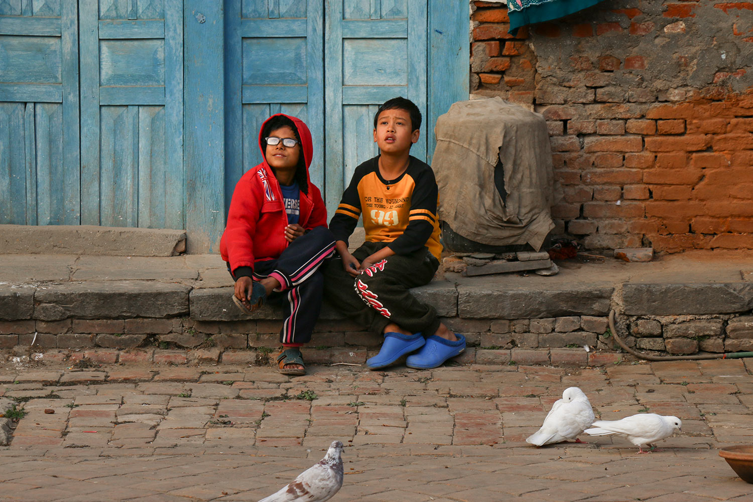 Enfants, Katmandou, Népal / Kids, Katmandou, Nepal