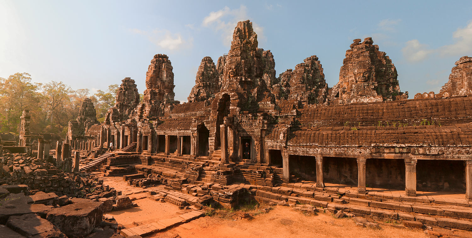 Temple Bayon, Angkor, Cambodge / Bayon Temple, Angkor, Cambodia
