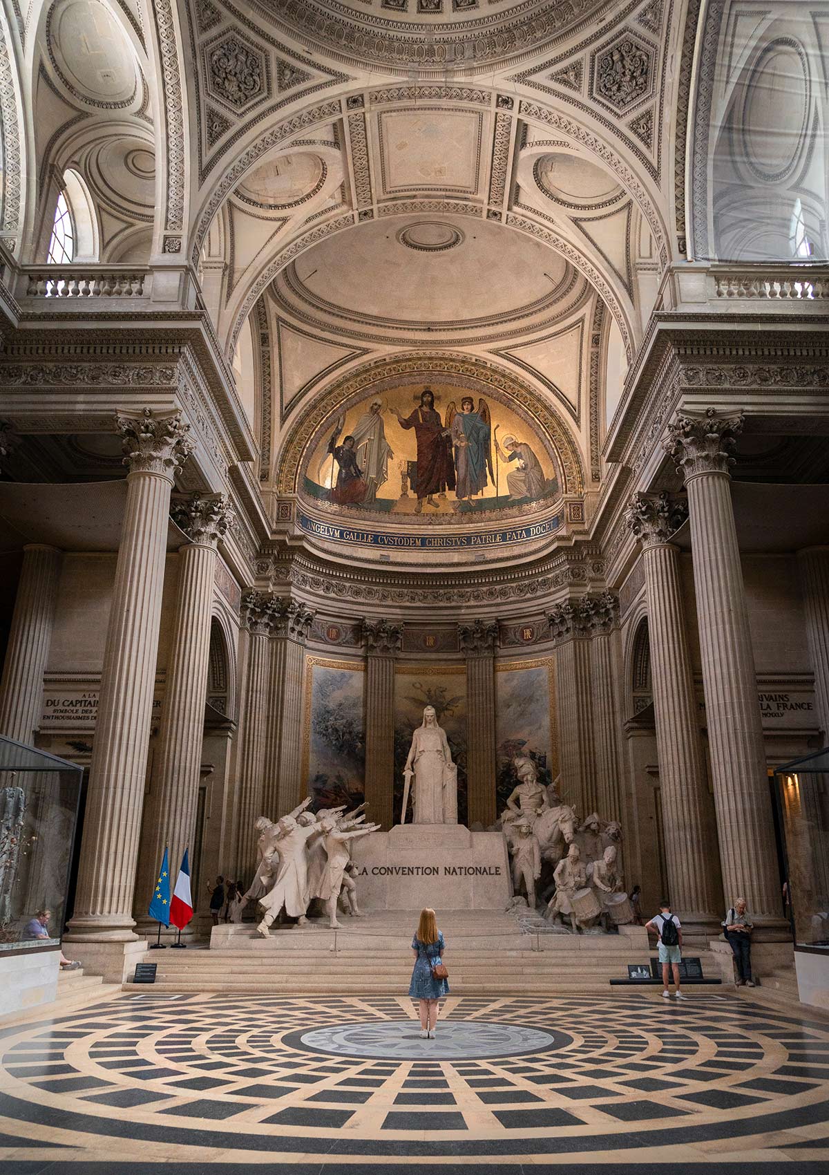 Monument La Convention Nationale, Marianne, Panthéon, Paris, France