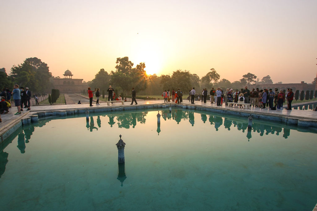 Lever de soleil, Taj Mahal, Agra, Inde / Sunrise, Taj Mahal, Agra, India