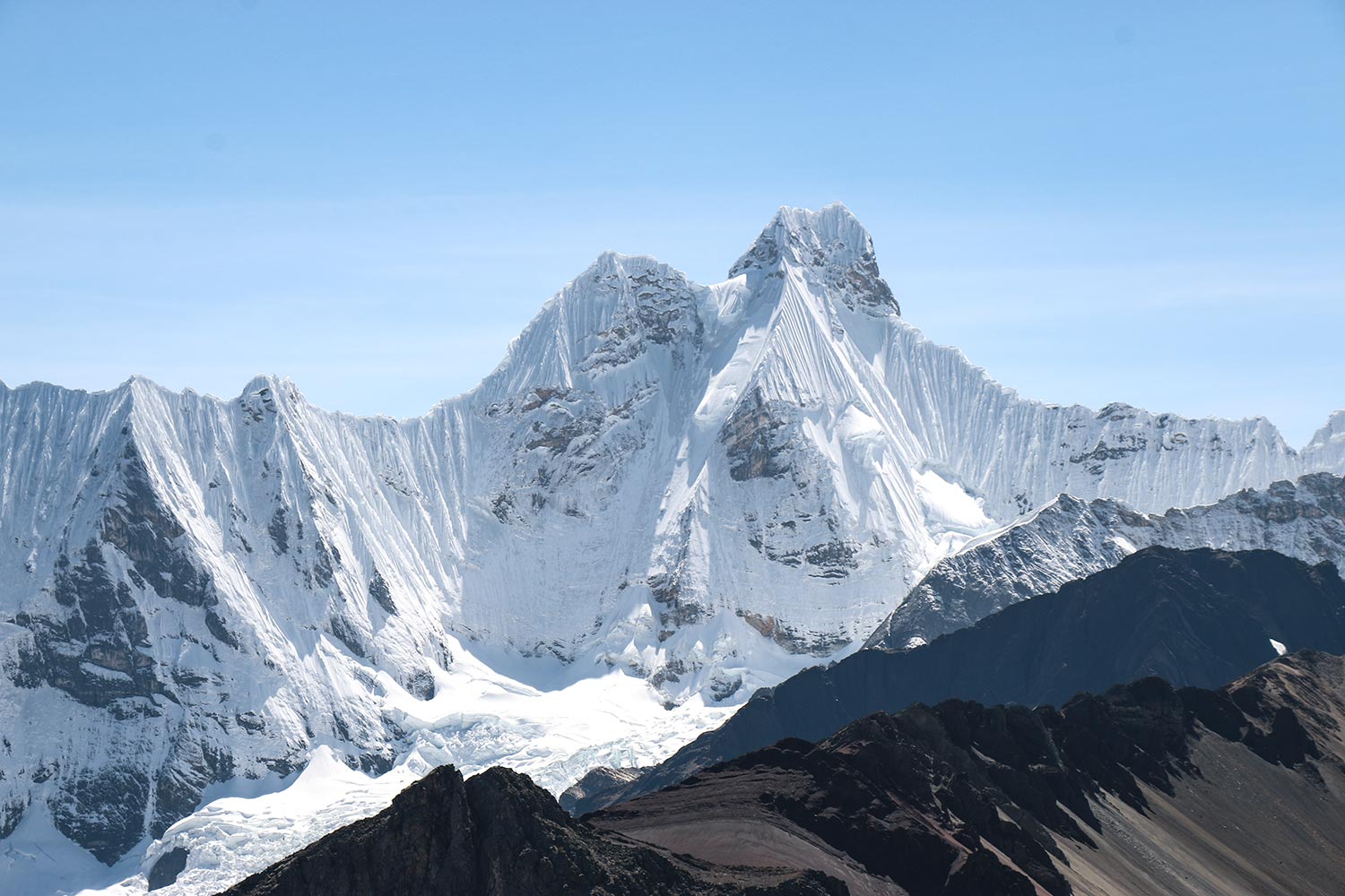 Montagne figure Inca, Cordillera Huayhuash, Pérou / Inca figure mountain, Cordillera Huayhuash, Peru