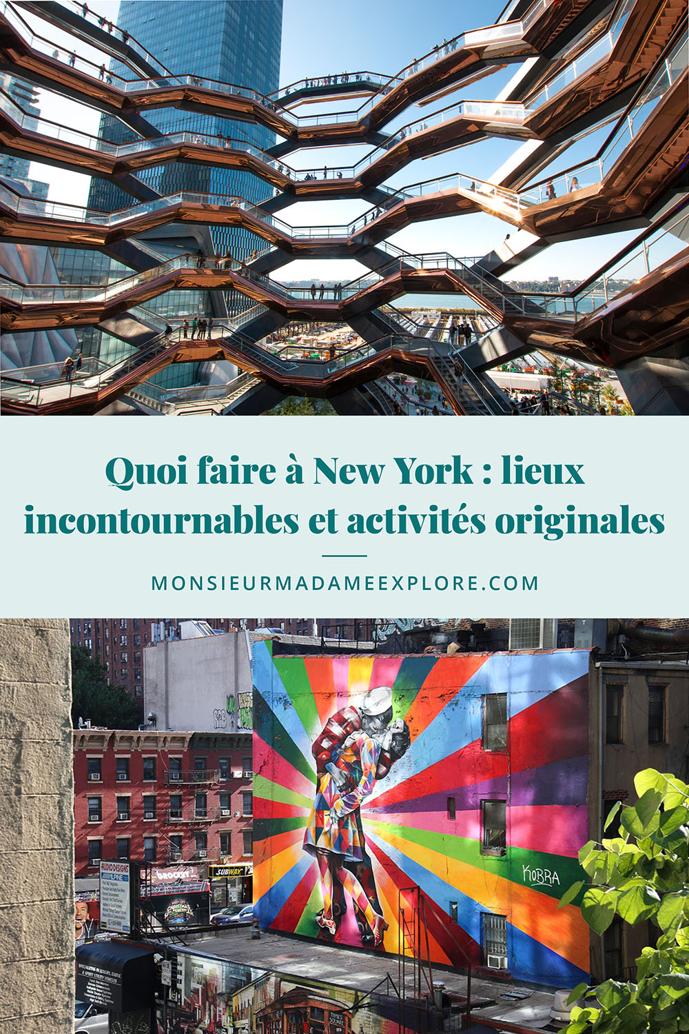 Quoi faire à New York : lieux incontournables et activités originales, Monsieur+Madame Explore, Blogue de voyage, New York, États-Unis / What to do in New York City, USA