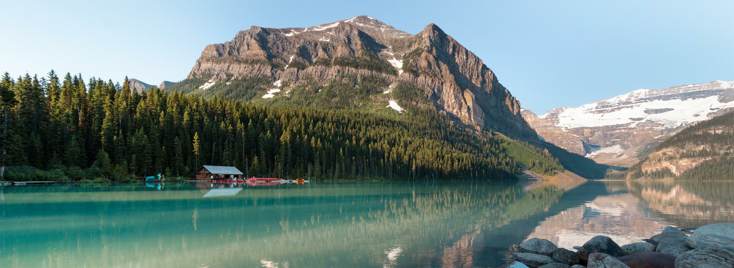 Matin, Lac Louise, Rocheuses, Canada / Morning, Lake Louise, Rockies, Canada