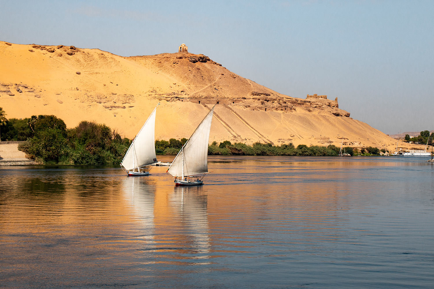 Felouque, Assouan, Nil, Égypte / Felucca, Aswan, Nil, Egypt