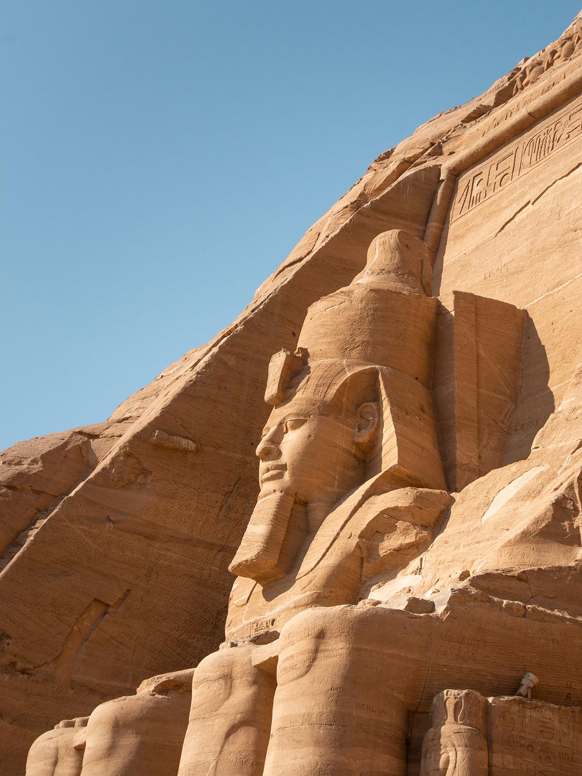 Statue Ramses II, Abou Simbel, Égypte / Ramses II Statue, Abu Simbel, Egypt