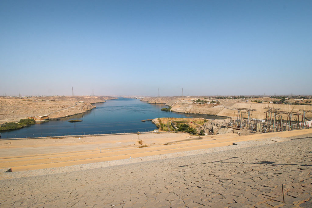 Haut Barrage, Nil, Assouan, Égypte / High Dam, Nile, Aswan, Egypt