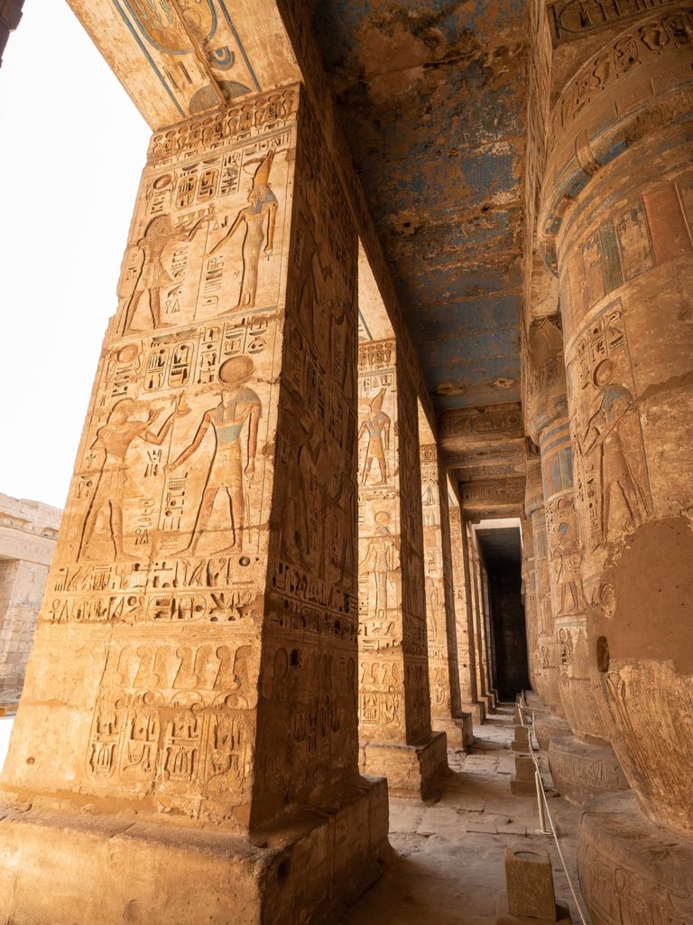 Medinat Habu, Vallée des Rois, Louxor, Égypte / Medinat Habu, Valley of the Kings, Luxor, Egypt
