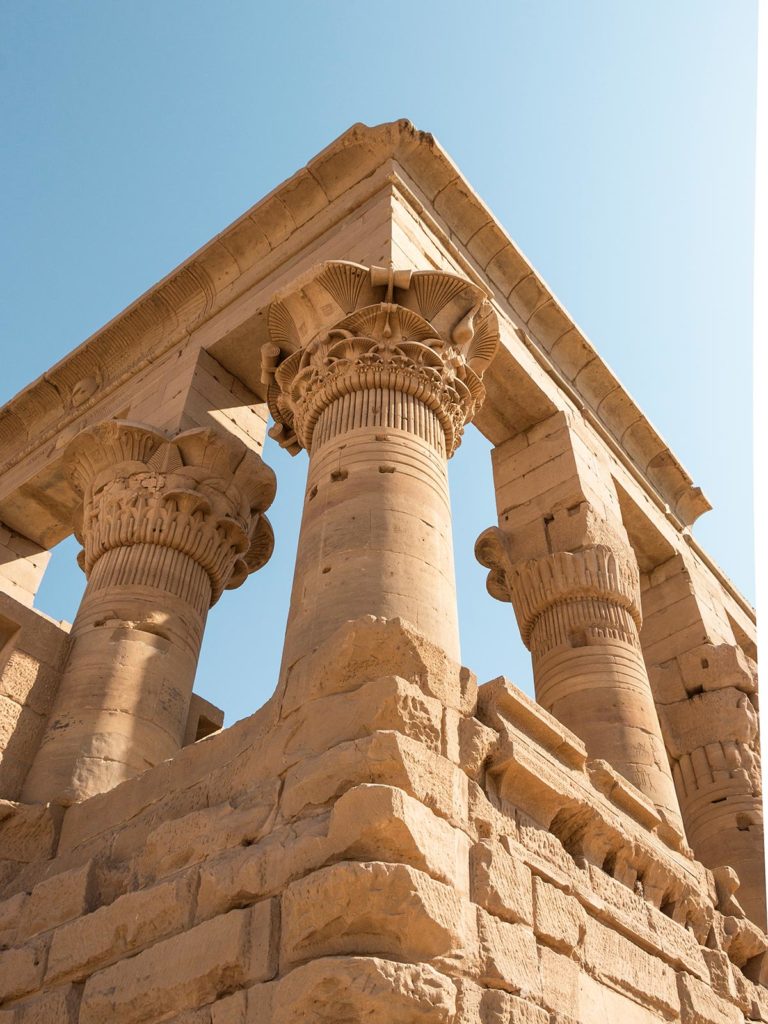 Kiosque de Trajan, Temple de Philae, Assouan, Égypte / Trajan kiosk, Philae Temple, Aswan, Egypt