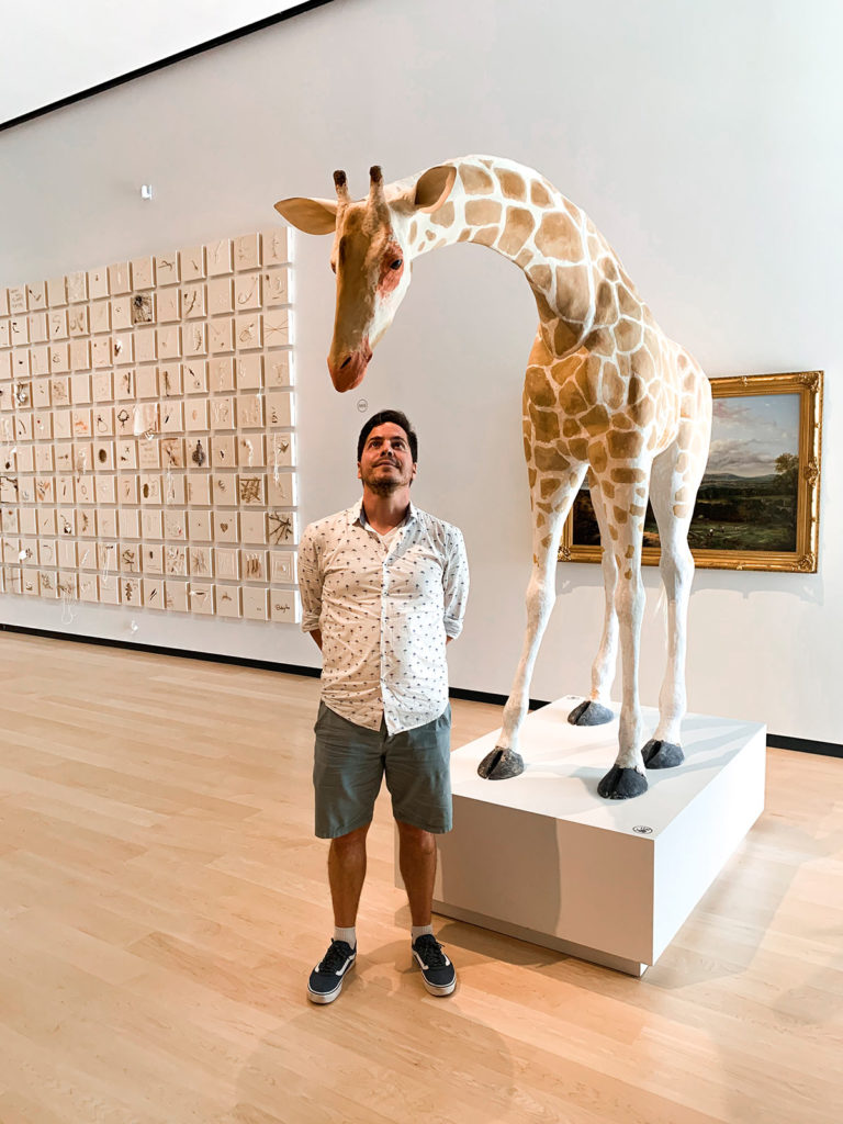 Giraffe, Musée national des Beaux-Arts du Québec (MBAQ), ville de Québec, Canada / Giraffe, National Museum of Fine Arts of Quebec, Quebec City, Canada