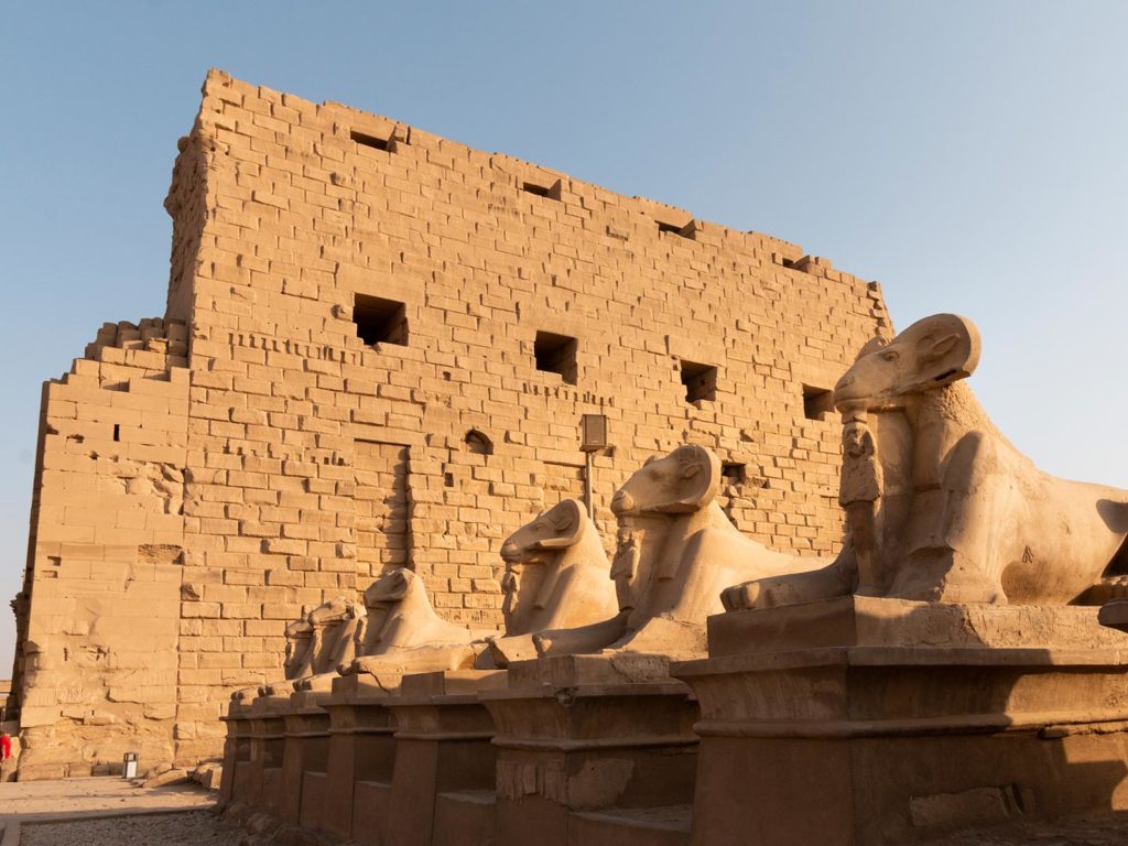 Sphinxs, Temple de Karnak, Louxor, Égypte / Sphinxes, Karnak Temple, Luxor, Egypt