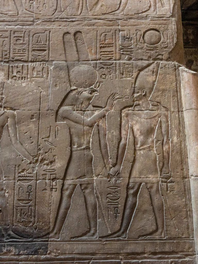 Hiéroglyphes, Temple de Louxor, Égypte / Hieroglyphs, Luxor Temple, Egypt