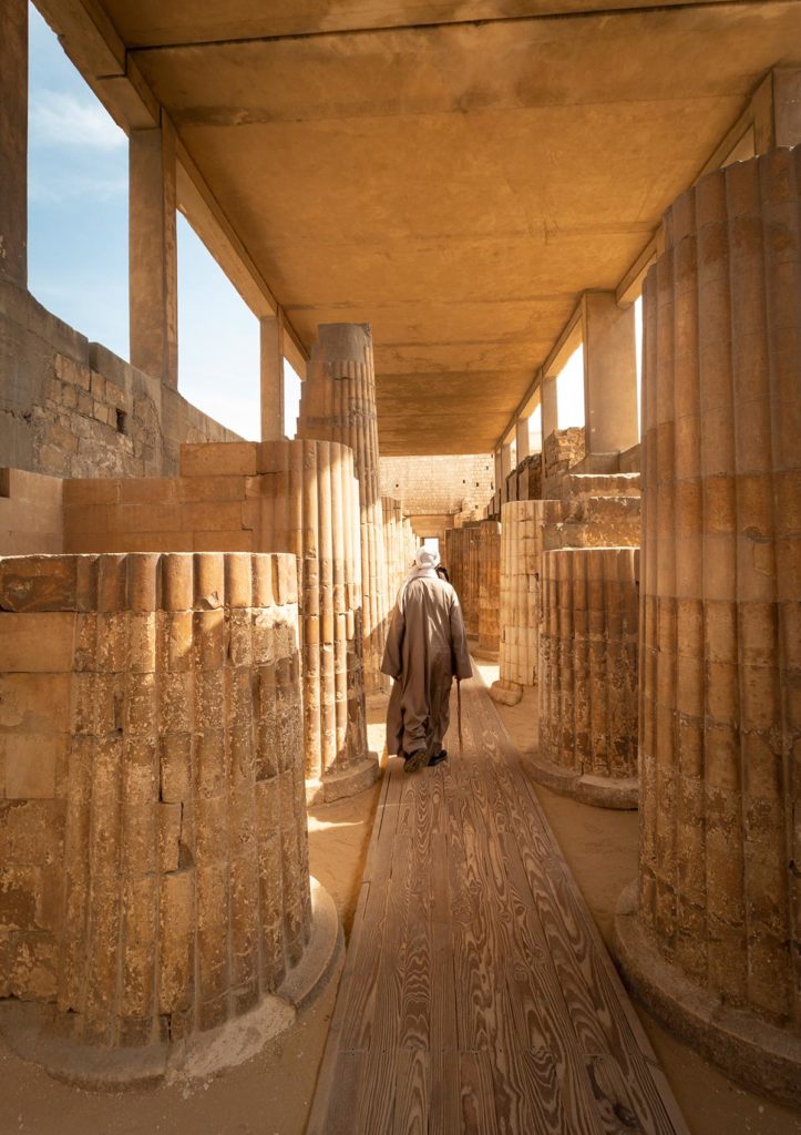 Salle des hypostyles de Djéser, Saqqara, Égypte / Hypostyles of Djoser, Saqqara, Egypt