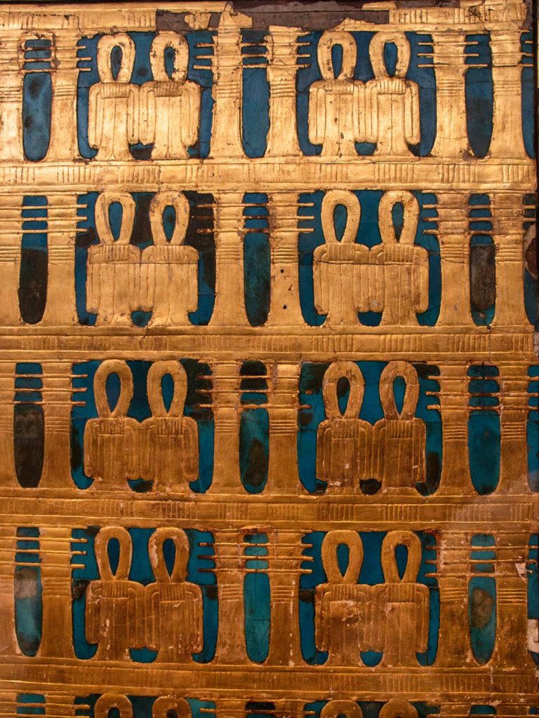 Chambre funéraire de Toutânkhamon, Musée égyptien, Le Caire, Égypte / Tutankhamun Funerary Chamber, Egyptian Museum, Cairo, Egypt