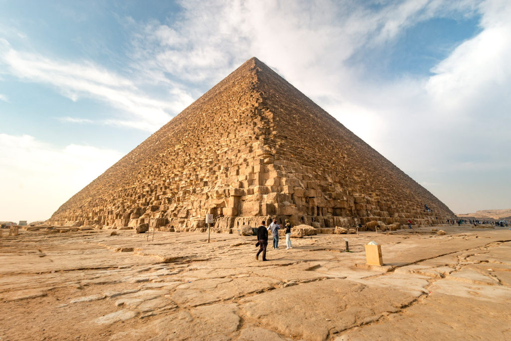 Grande pyramide de Khéops, Gizeh, Égypte / Great Pyramid of Khufu, Giza, Egypt