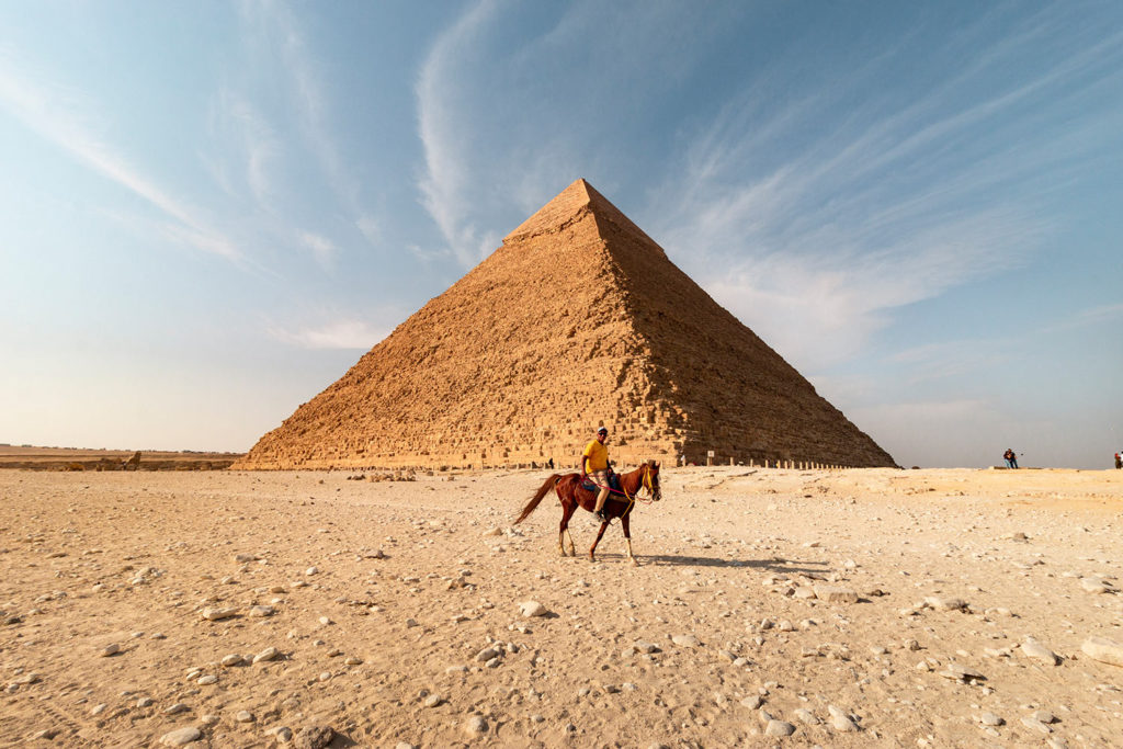 Pyramide de Khéphren, Gizeh, Égypte / Pyramid of Chephren, Giza, Egypt