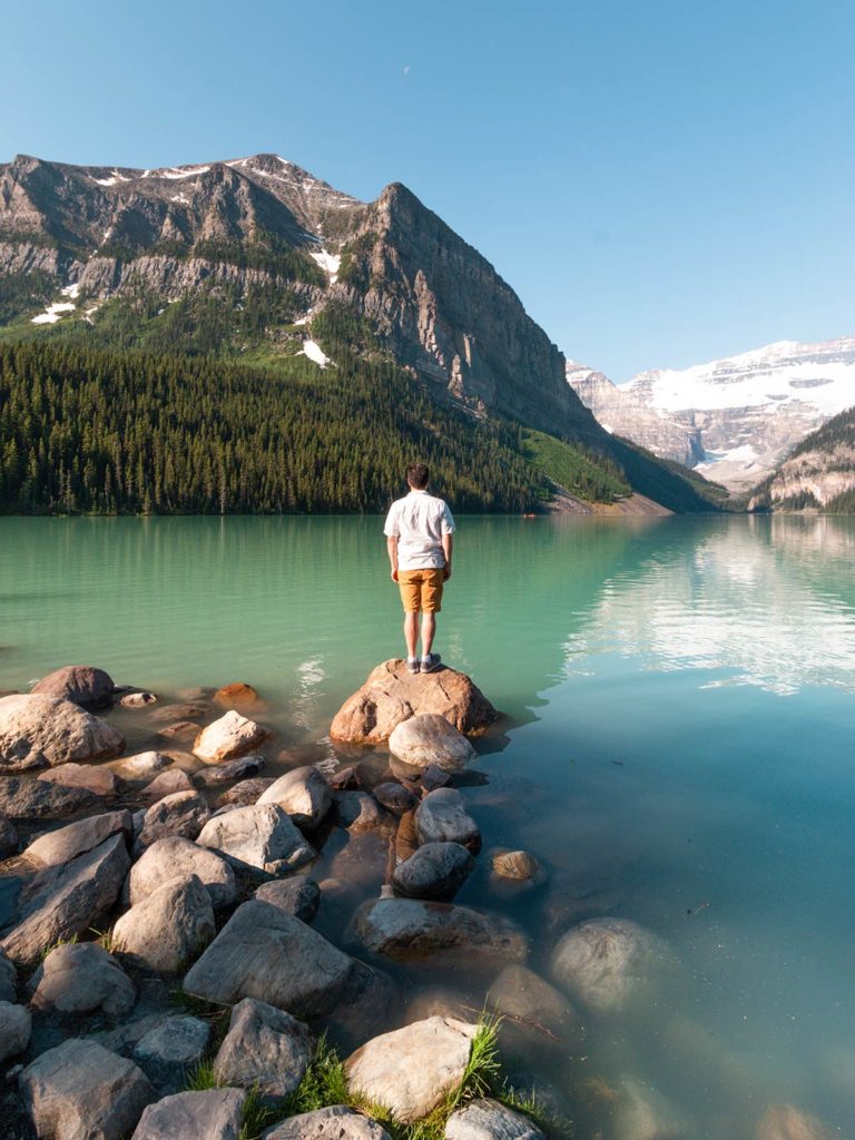 Matin, Lac Louise, Rocheuses, Canada / Morning, Lake Louise, Rockies, Canada