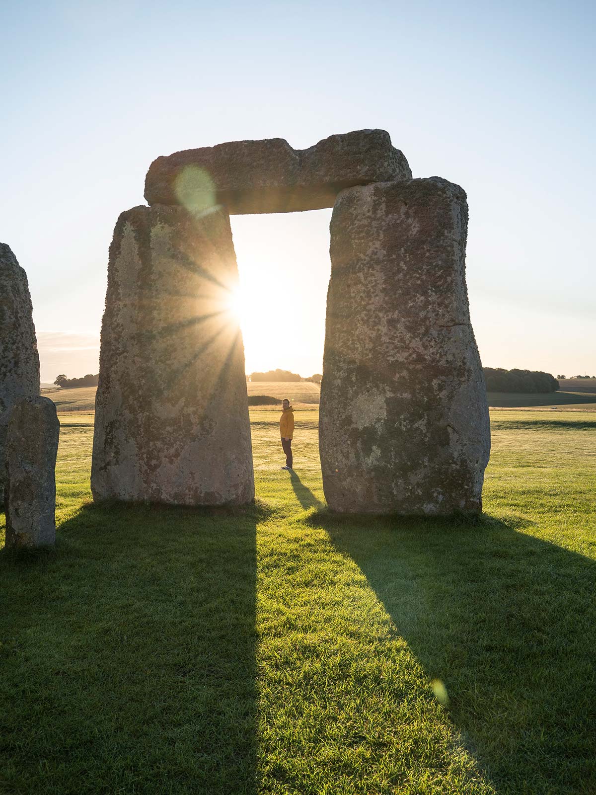 Lever de soleil, Cercle de pierres, Stonehenge, Salisbury, Angleterre / Sunrise, Stone circle experience, Stonehenge, Salisbury, England, UK