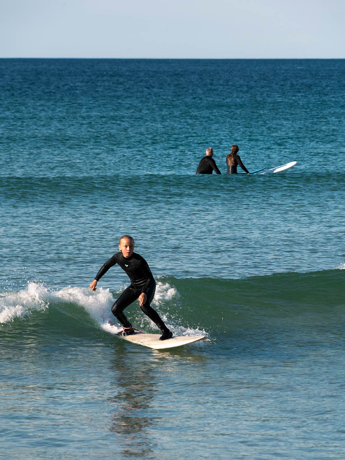 Plage de Porthmeor, surfeur, Saint Ives, Cornouailles, Angleterre / Porthmeor Beach, surf, St Ives, Cornwall, England, UK
