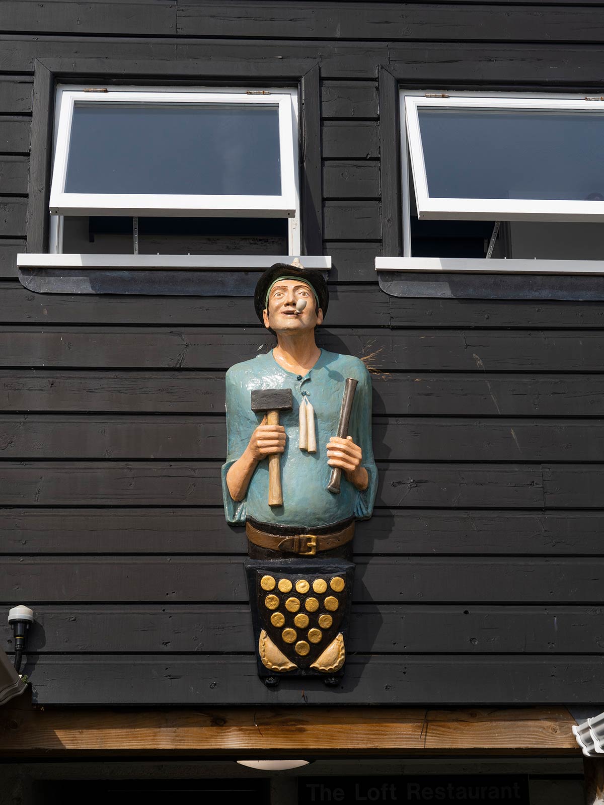 Décoration artistique de rue, Saint Ives, Cornouailles, Angleterre / Street art, St Ives, Cornwall, England, UK