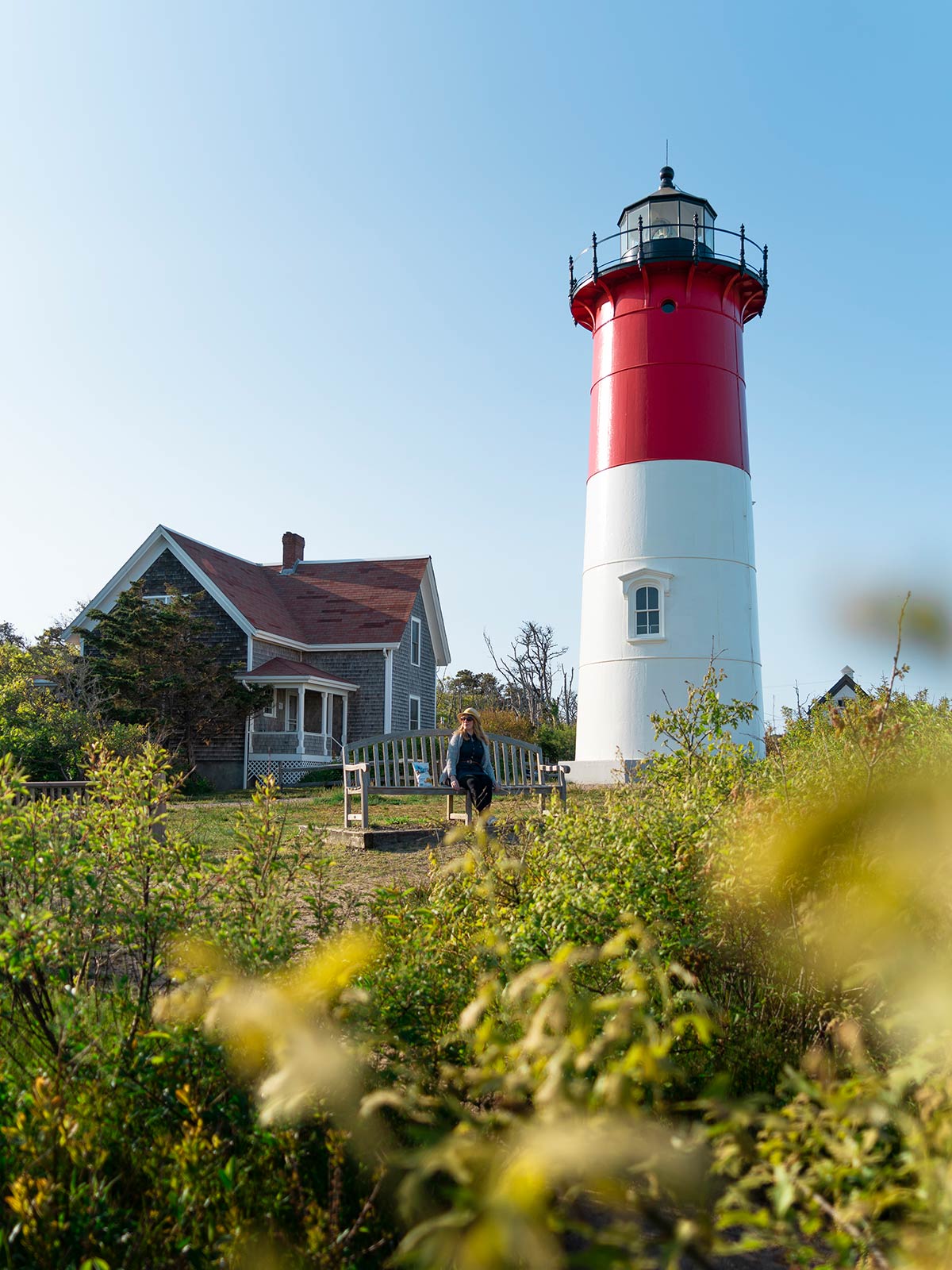 Phare Nauset Lighthouse, Cape Cod, Massachusetts, États-Unis / Nauset Lighthouse, Cape Cod, Massachusetts, USA