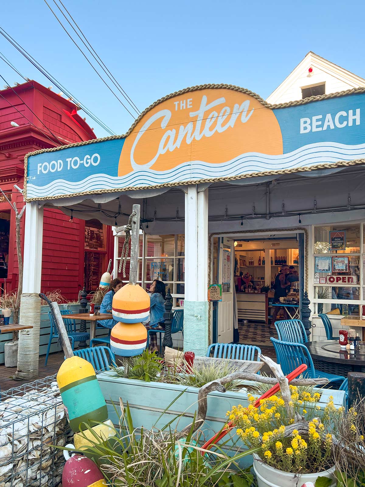 Restaurant Canteen, Provincetown, Cape Cod, Massachusetts, États-Unis / Canteen Restaurant, Provincetown, Cape Cod, Massachusetts, USA