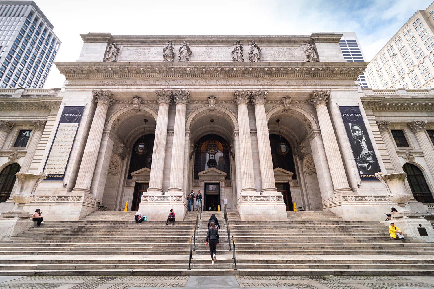 Bibliothèque publique de New York, Édifice Stephen A. Schwarzman, États-Unis / New York Public Library, Stephen A. Schwarzman Building, NYC, USA