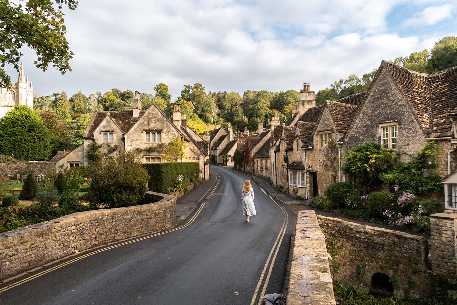 Castle Combe, Cotswolds, Angleterre, Royaume-Uni / Castle Combe, Cotswolds, England, UK