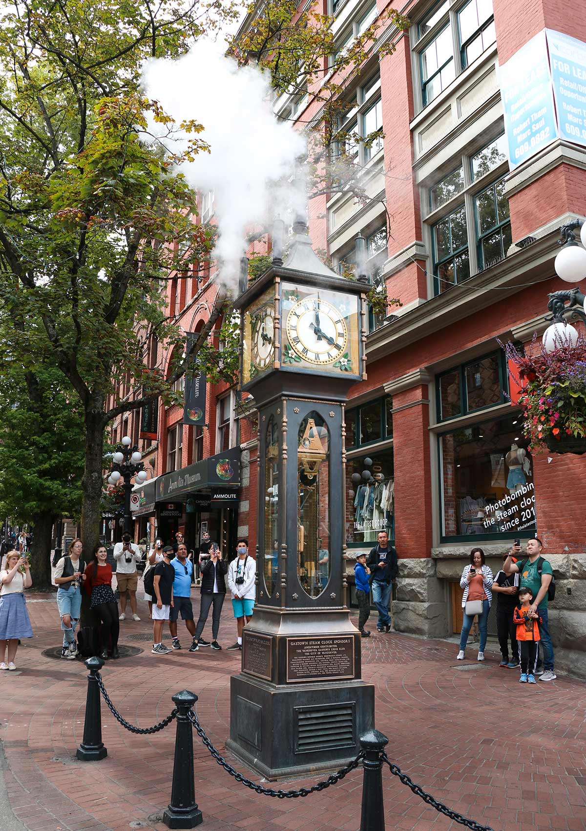 Horloge à vapeur, Gastown, Vancouver, Colombie-Britannique, Canada / Steam Clock, Flatiron, Gastown, Vancouver, BC, Canada
