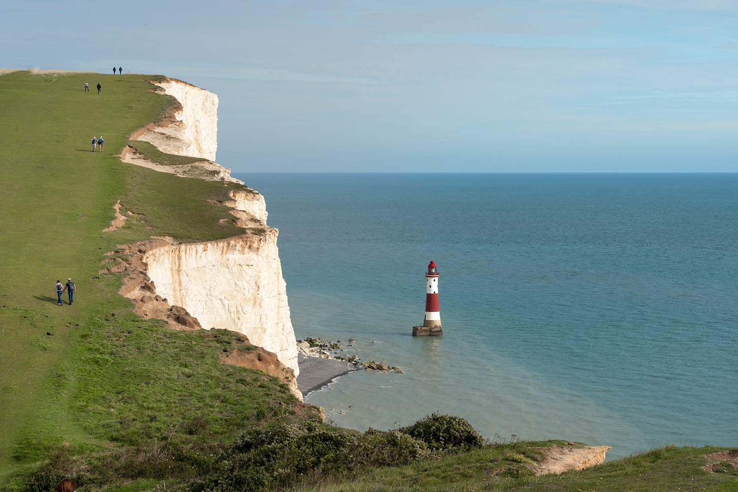 Phare de Beachy Head, Seven Sisters, East Sussex, Angleterre, Royaume-Uni / Beachy Head Lighthouse, Seven Sisters, East Sussex, England, UK