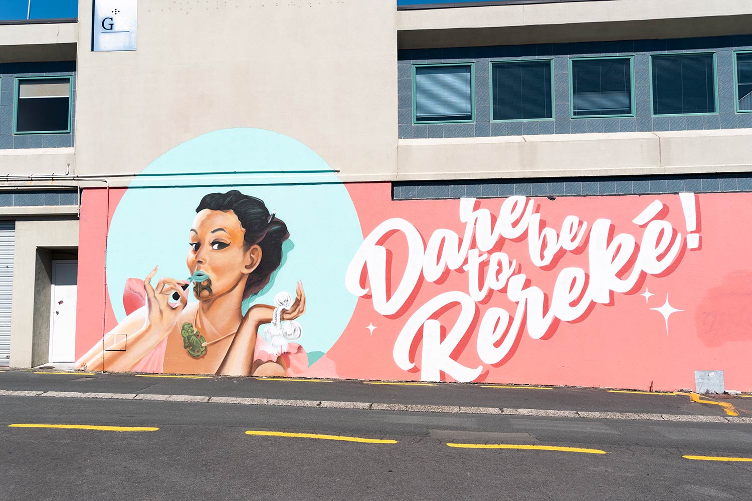 Dare to rereké, Murale, Techs, Taupo, Nouvelle-Zélande / Street Art by Techs, Taupo, New Zealand, NZ