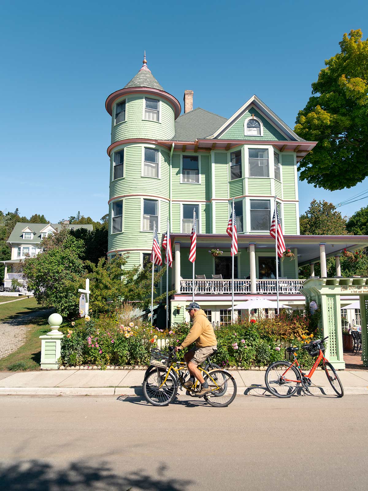 Bicyclette, Mackinac Island, Michigan, États-Unis / Bicycle, Mackinac Island, Michigan, USA
