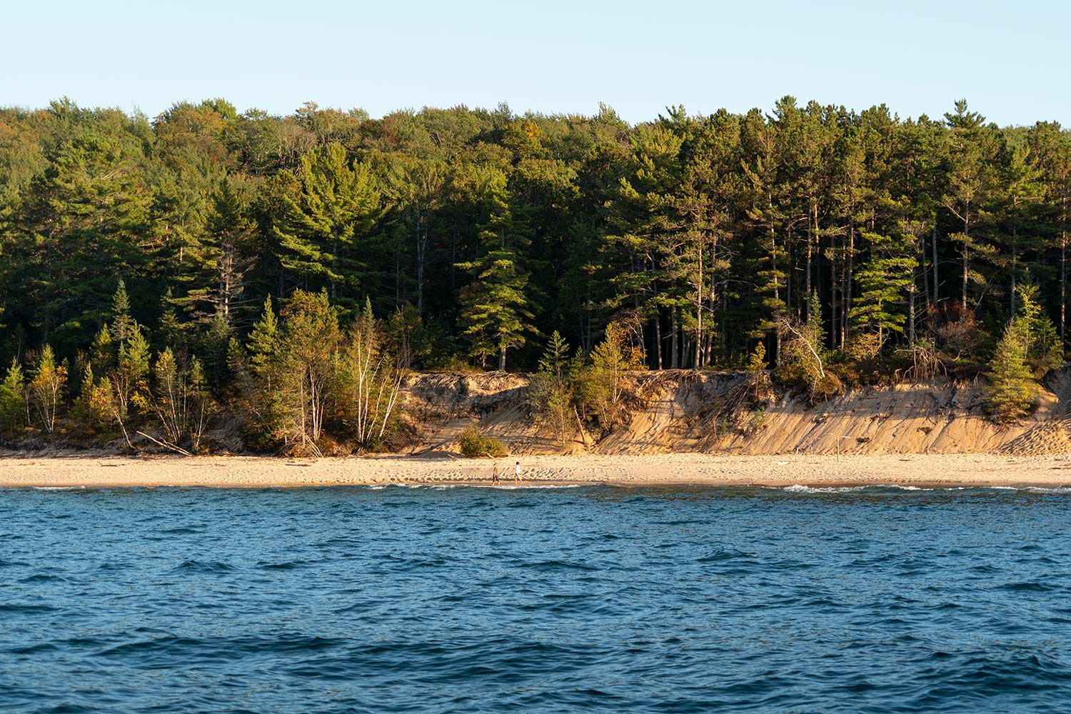 Plage de Miners Beach, Michigan, États-Unis / Miners Beach, Pictured Rocks National Lakeshore, Lake Superior, Michigan, USA