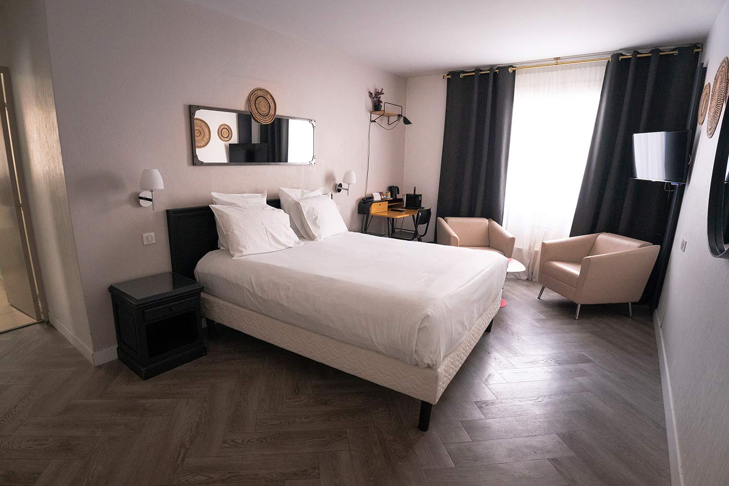 Chambre, Hôtel Chromatics by HappyCulture, Lyon, France