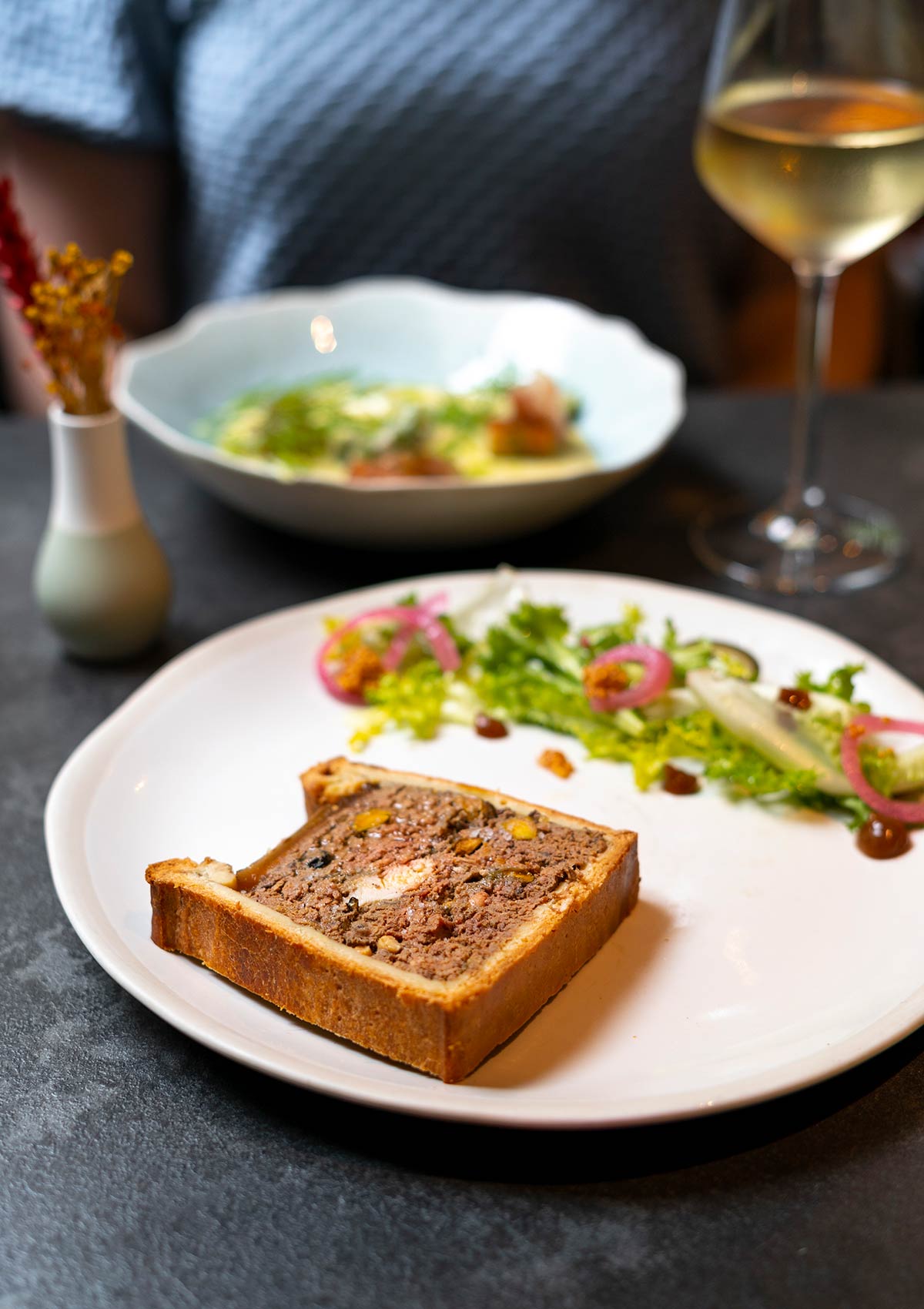 Pâté en croûte, restaurant Siprès, Lyon, France