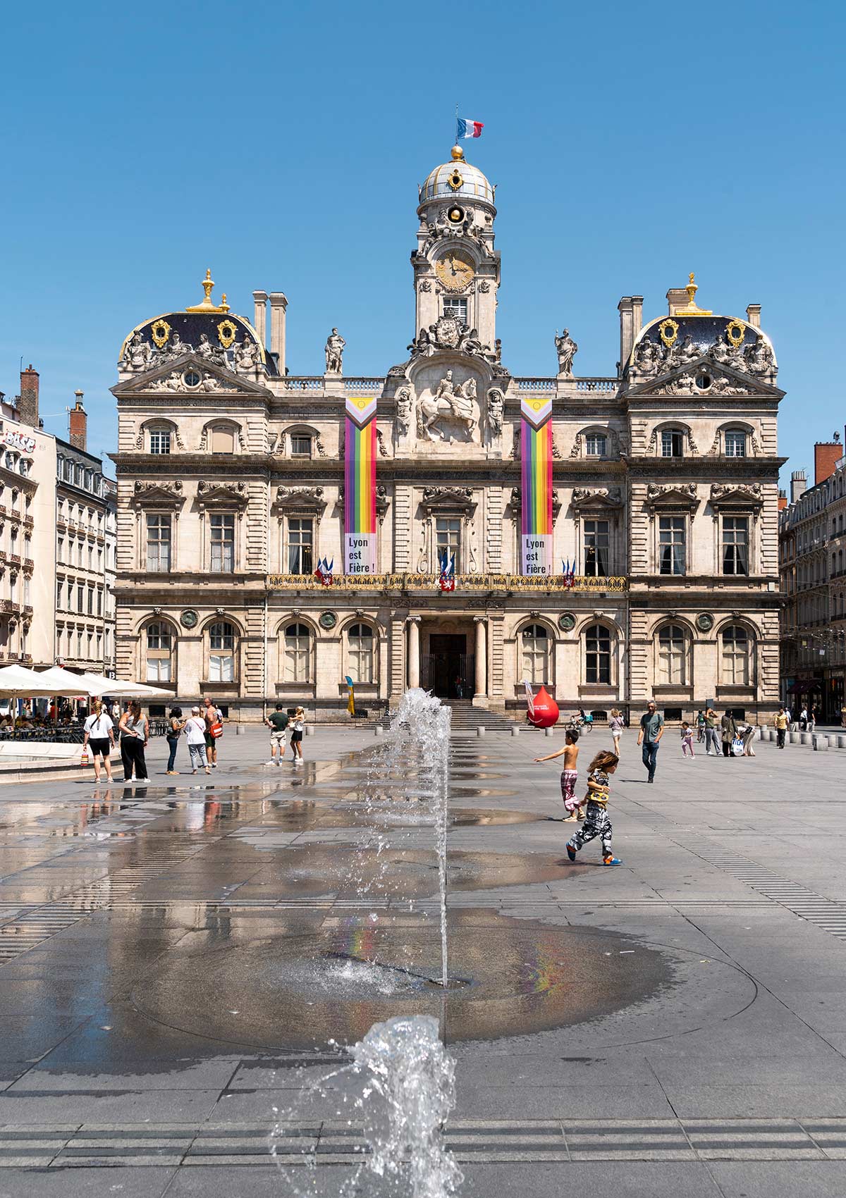 Hôtel de ville, Place des Terreaux, Lyon, France