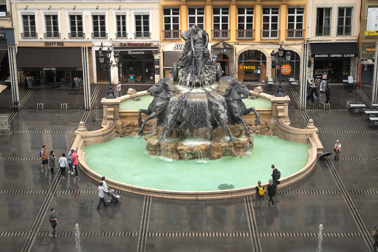 Fontaine Bartholdi, Place des Terreaux, Lyon, France
