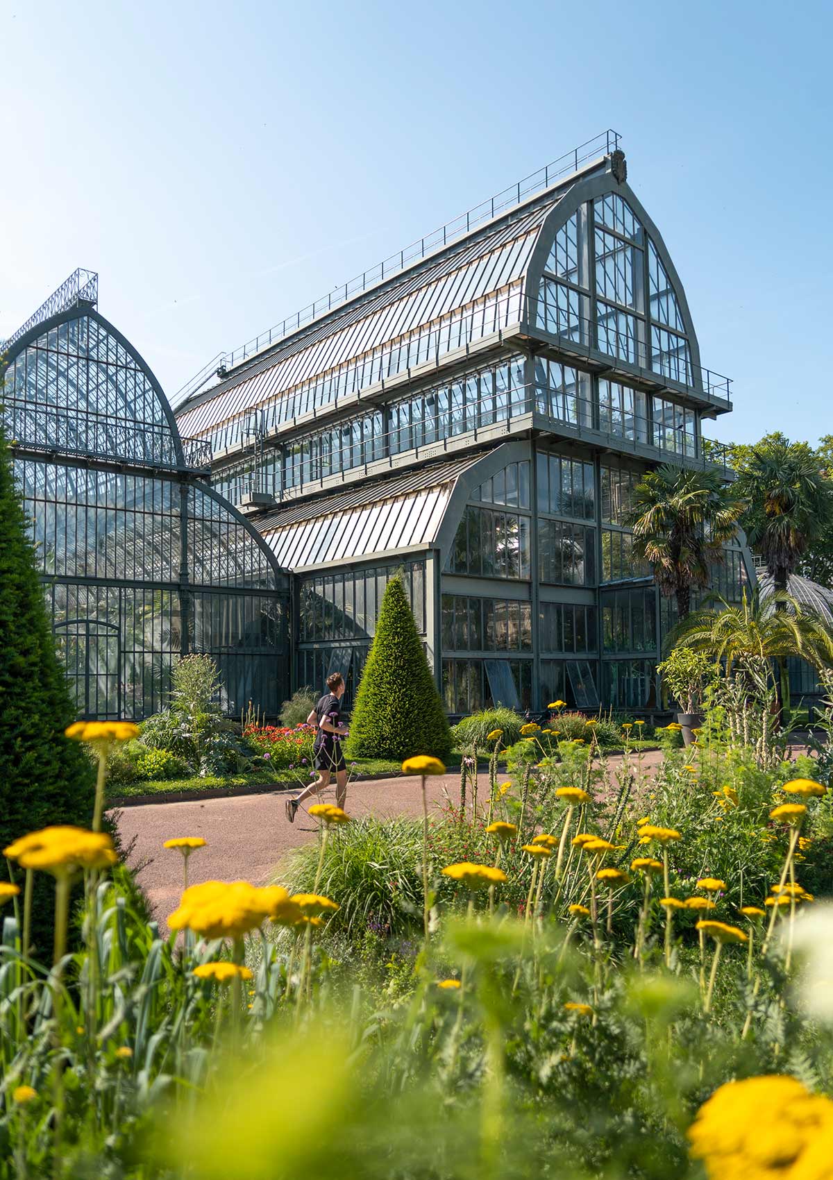 Grandes serres, Jardin botanique, Parc de la Tête d'Or, Lyon, France