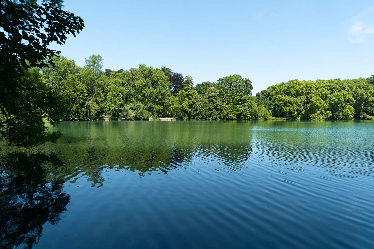 Lac, Parc de la Tête d'Or, Lyon, France